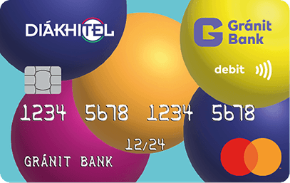 Gránit Diákhitel Mastercard bankkártya