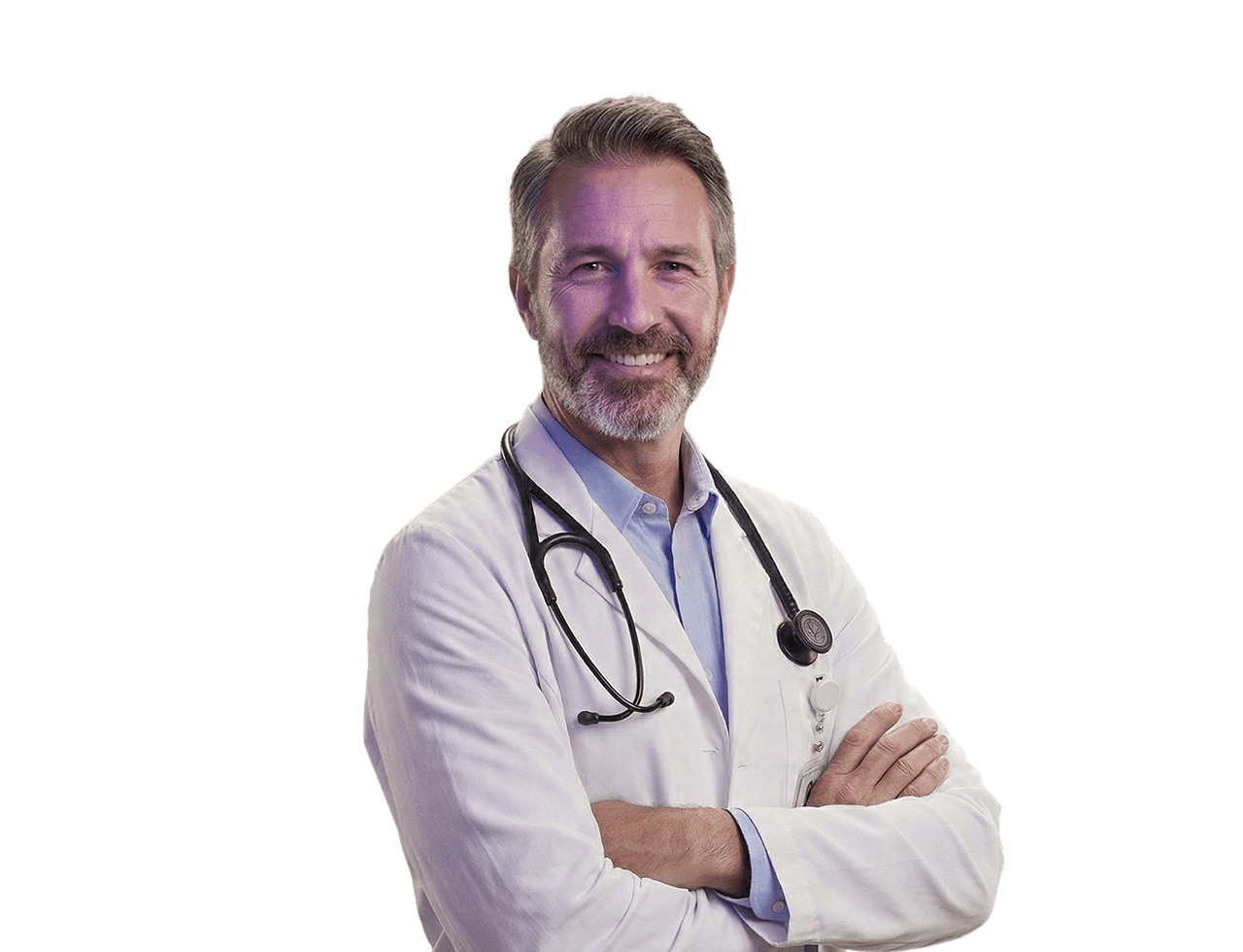 Középkori mosolygós orvos.