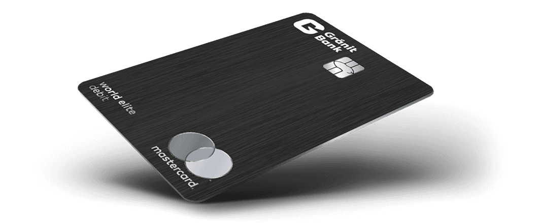 Gránit bank Prestige bankkártya.