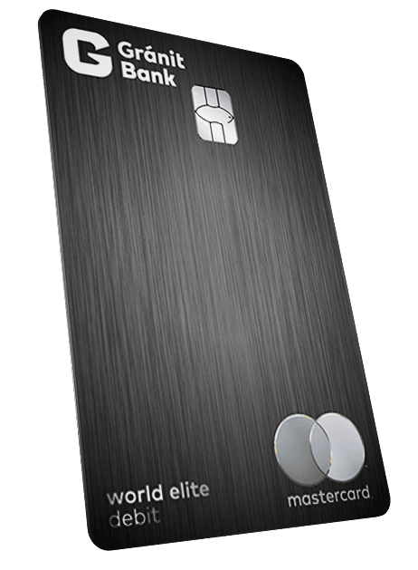 World Elite Metal bankkártya.