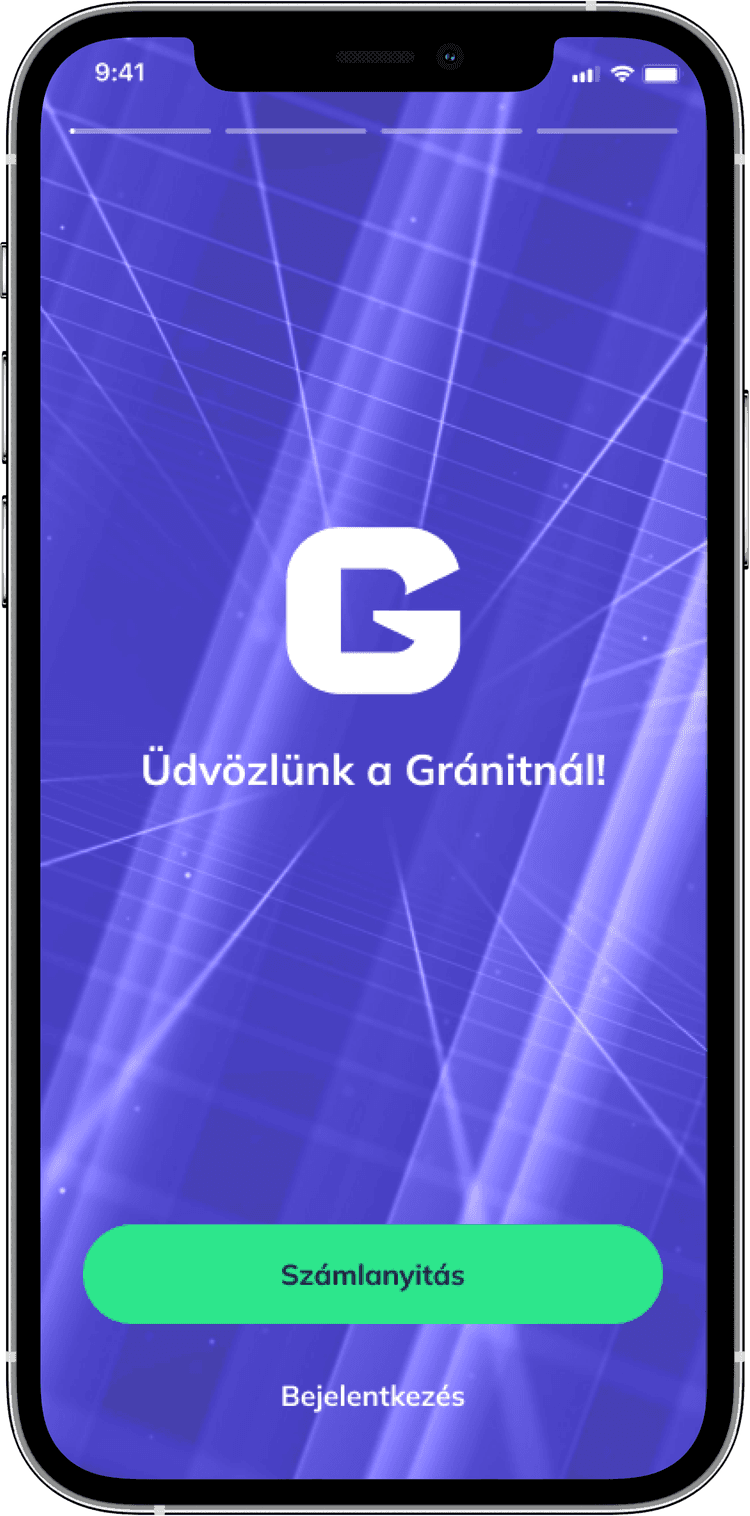 Alkalmazás: Bejelentkezés ablak.