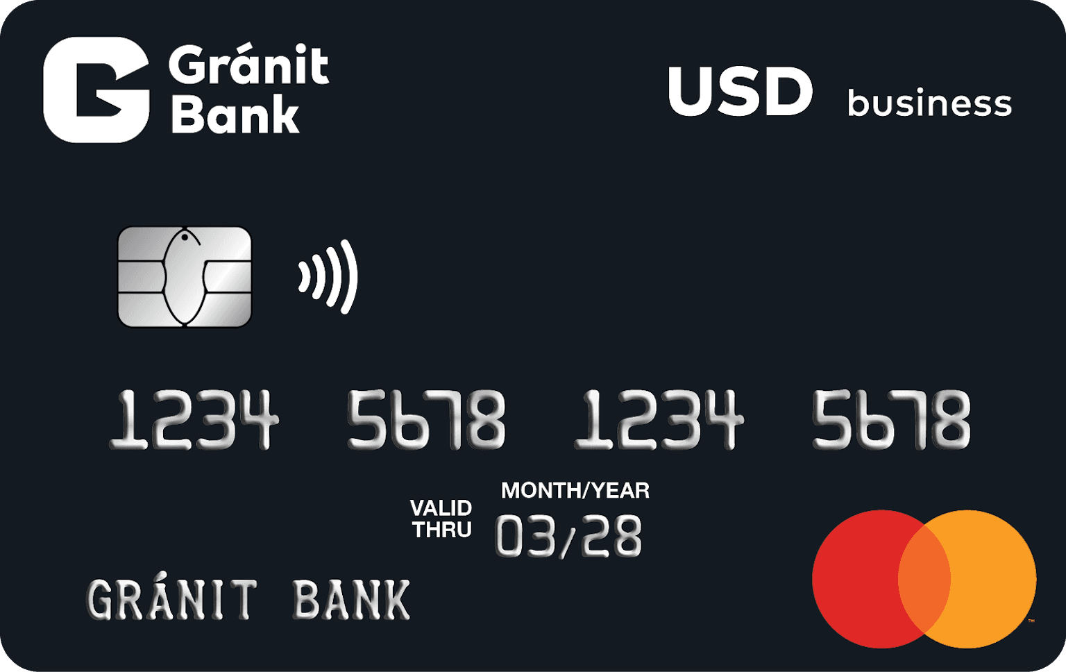 Gránit USD Mastercard